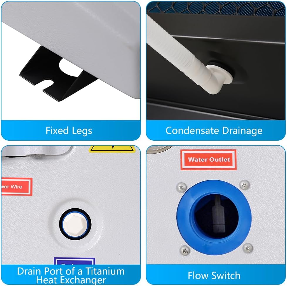 WOPOLTOP W17KW pool heat pump —