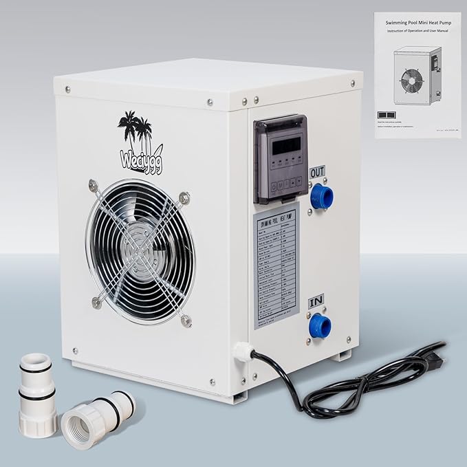 MINI SWIMMING POOL HEAT PUMP 12000 BTU FOR ABOVE GROUND POOLS