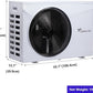 FULL DC INVERTER 100,000BTU SWIMMING POOL HEAT PUMP 30KW FOR UP TO 26,000 GALLONS POOL