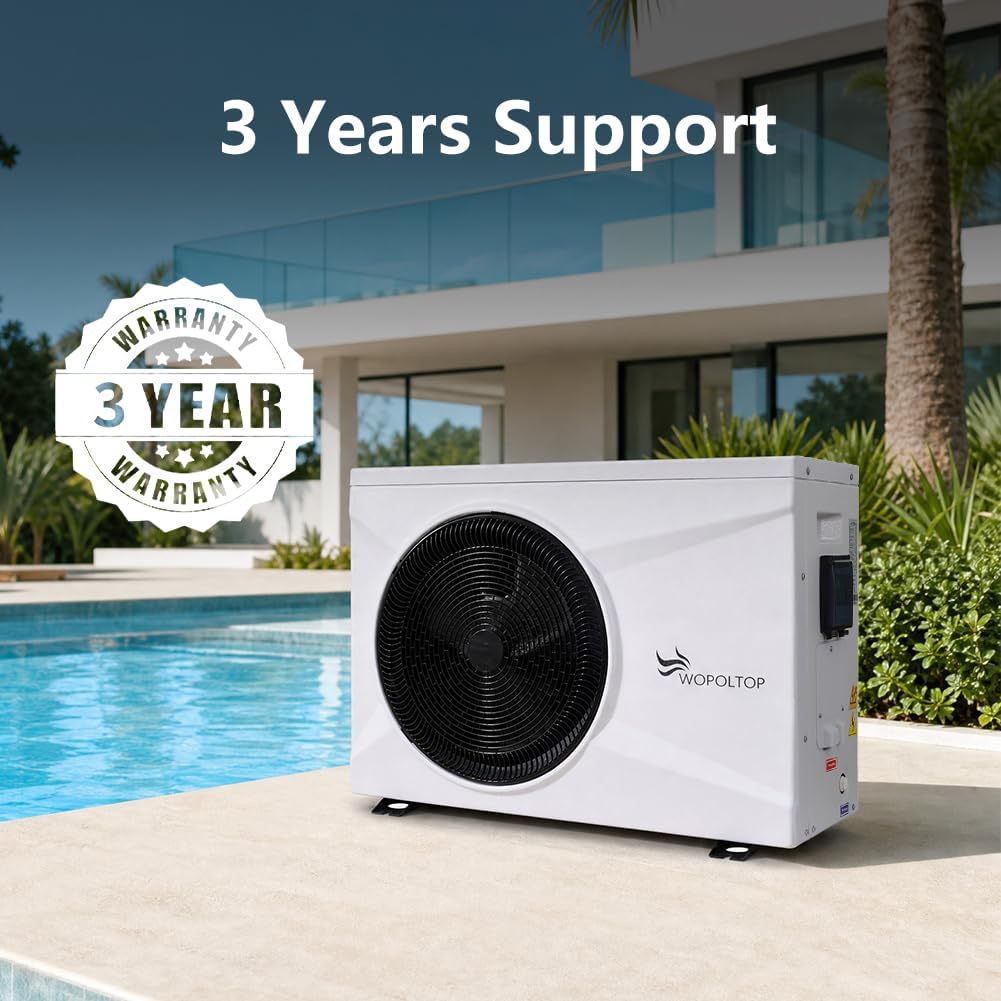 WOPOLTOP W17KW pool heat pump — 