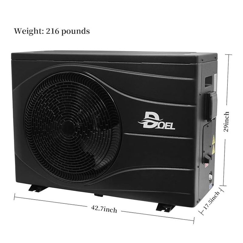 DOEL 120,000BTU INVERTER SWIMMING POOL HEAT PUMP 35KW FOR UP TO 30,000 GALLONS POOL
