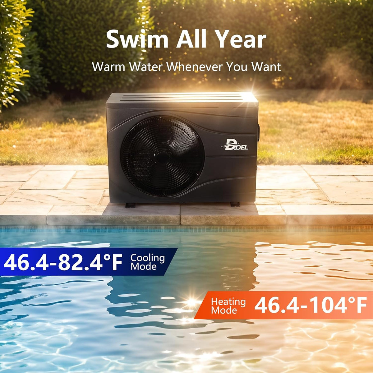 DOEL B21KW pool heat pump — 