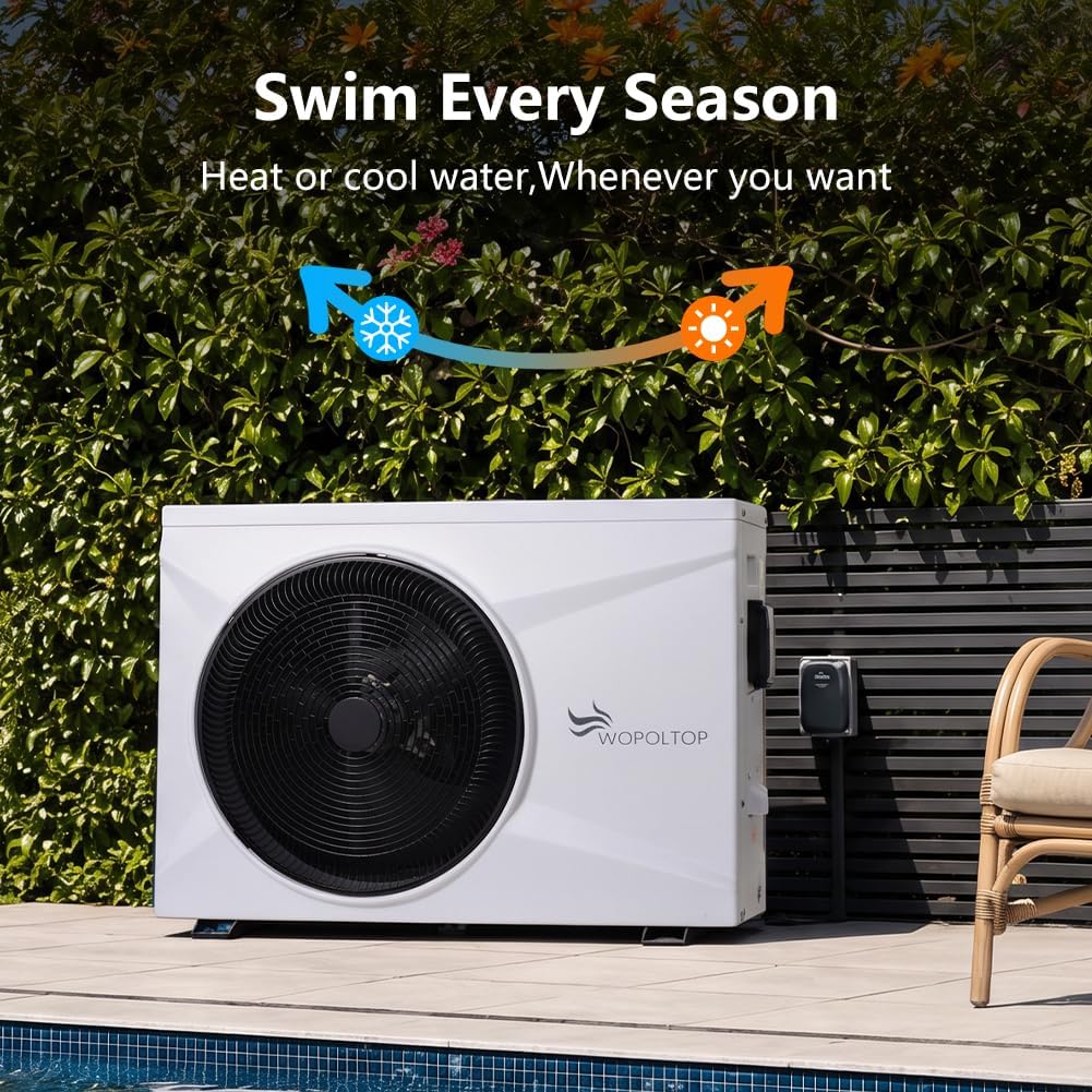 WOPOLTOP W17KW pool heat pump — 