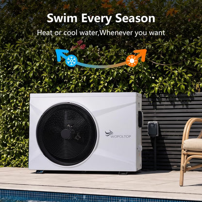WOPOLTOP W17KW pool heat pump — 