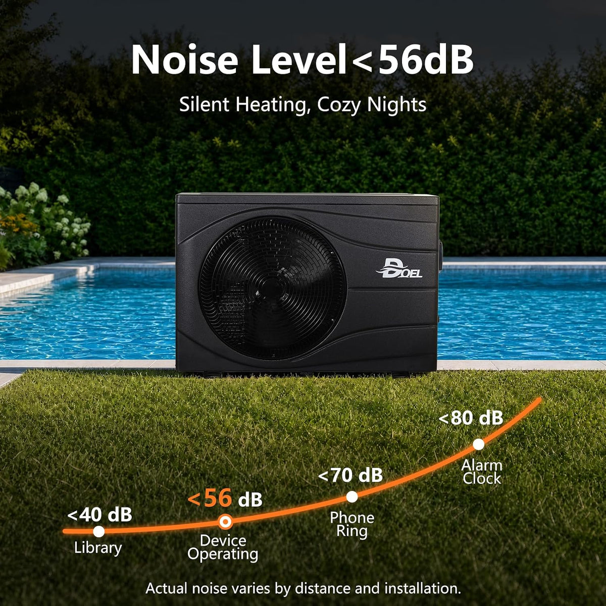DOEL B21KW pool heat pump — 