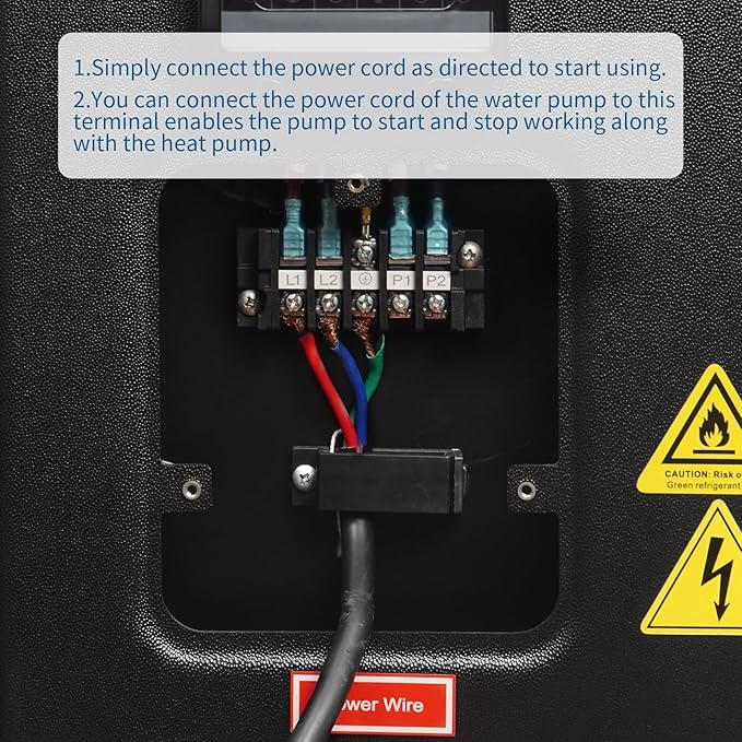 DOEL 120,000BTU INVERTER SWIMMING POOL HEAT PUMP 35KW FOR UP TO 30,000 GALLONS POOL