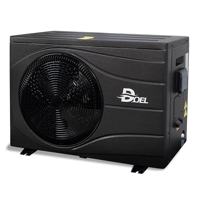 Wave Style Swimming Pool Heat Pump, Full DC Inverter Pool Heater for Above and In Ground with WiFi Smart Control PanelPools and Spas