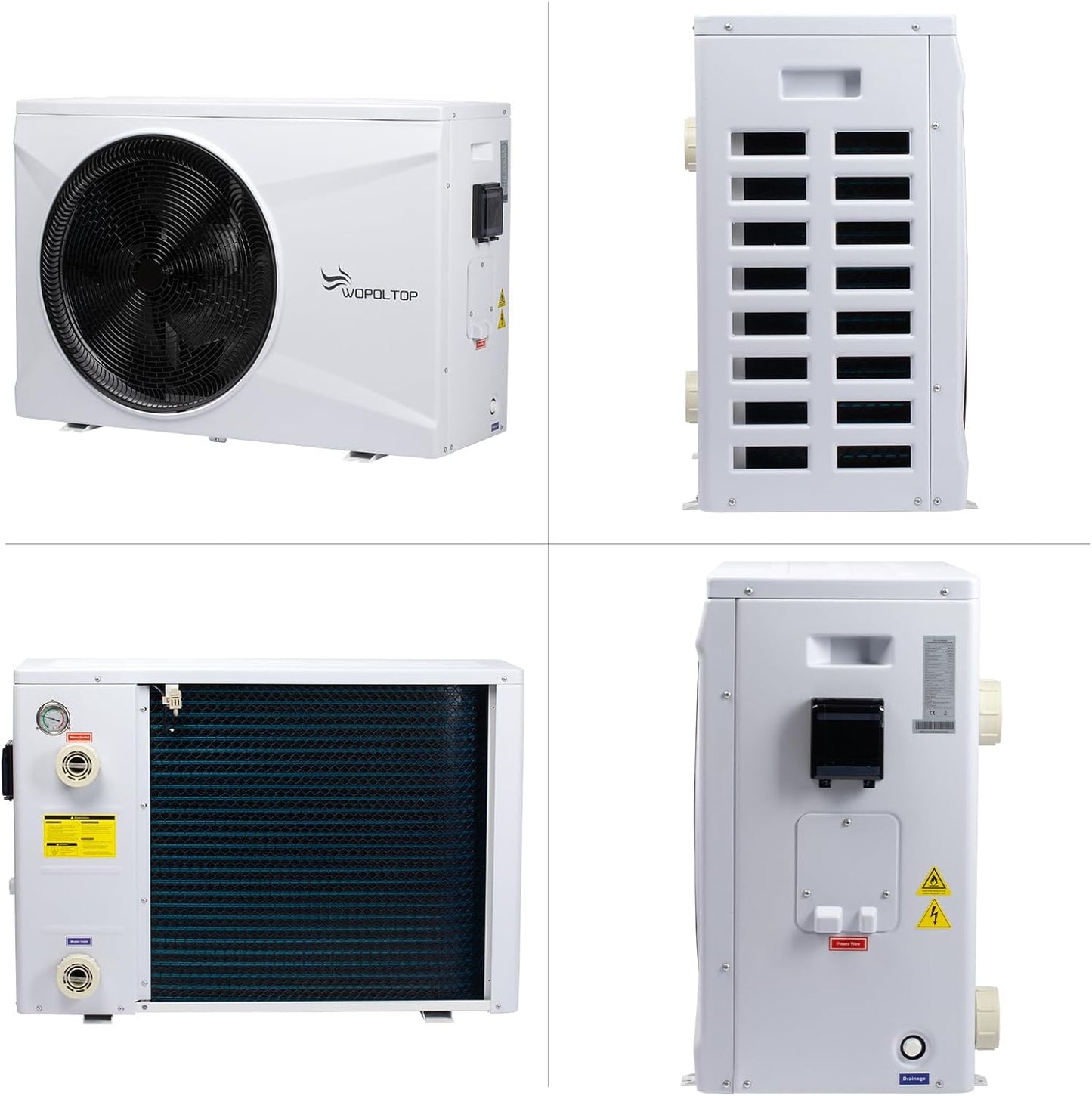 Star Style Full DC Inverter Pool Heat Pump for Swimming Pools with WiFi Smart Control via APP