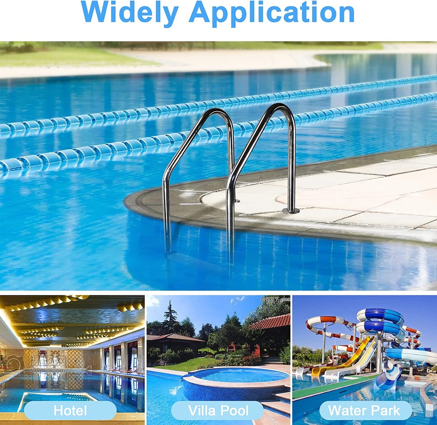 2-STEP SWIMMING POOL LADDER