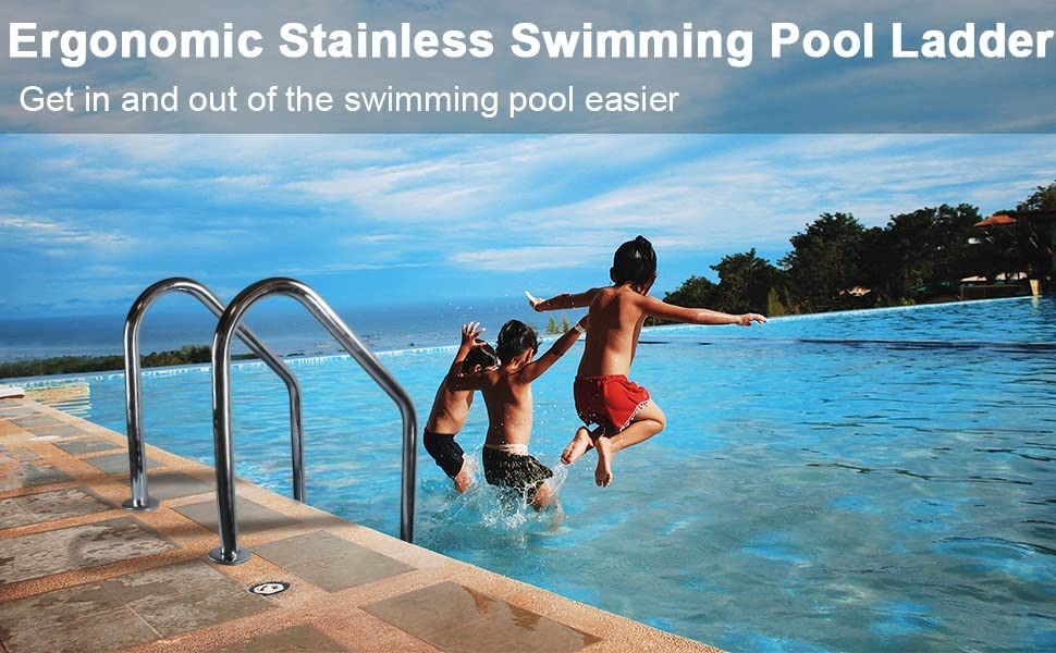 2-STEP SWIMMING POOL LADDER