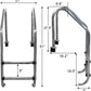 2-STEP SWIMMING POOL LADDER