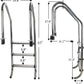 3-STEP SWIMMING POOL LADDER